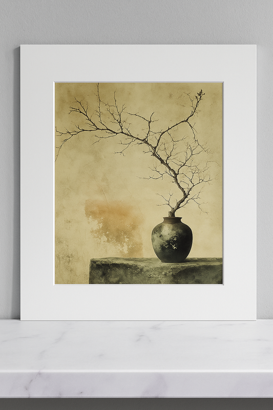 Vintage Style Wabi-Sabi Still Life Print